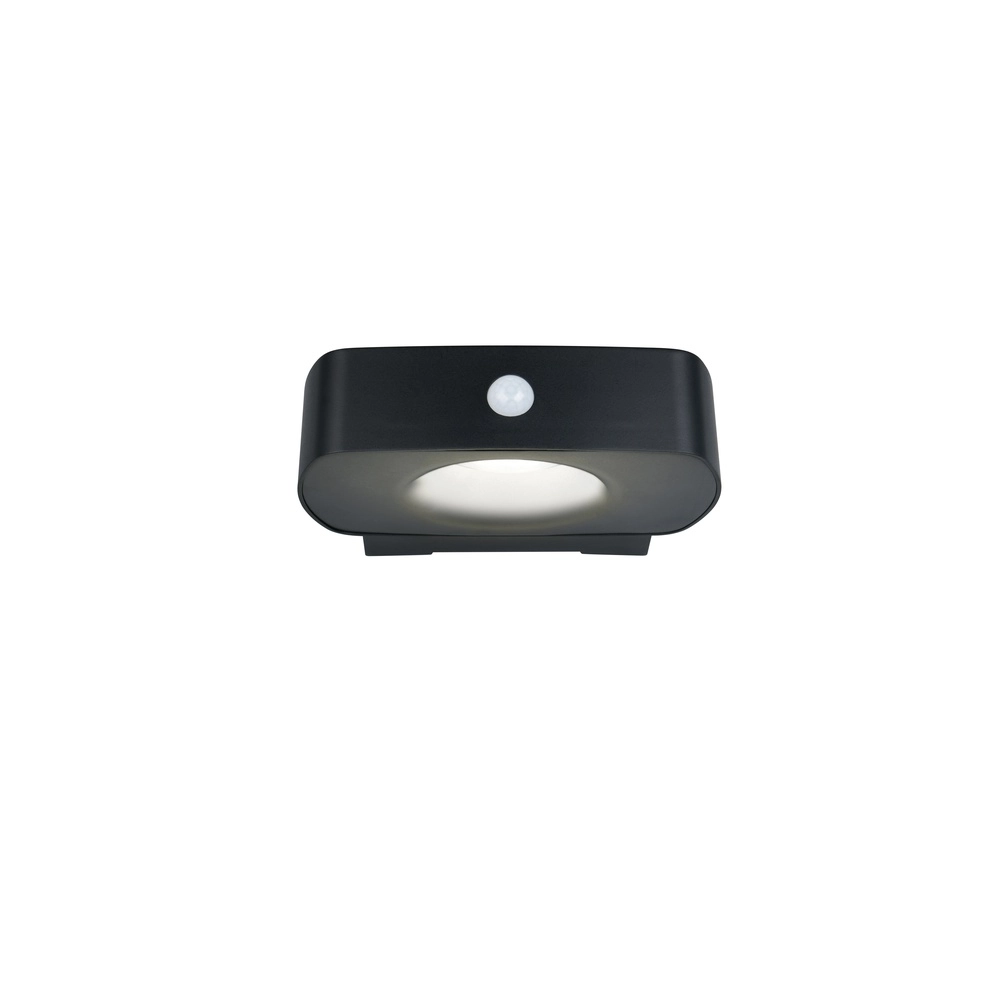 Solar wall lamp Bilbao Black Hybrid Trio 4017807648058