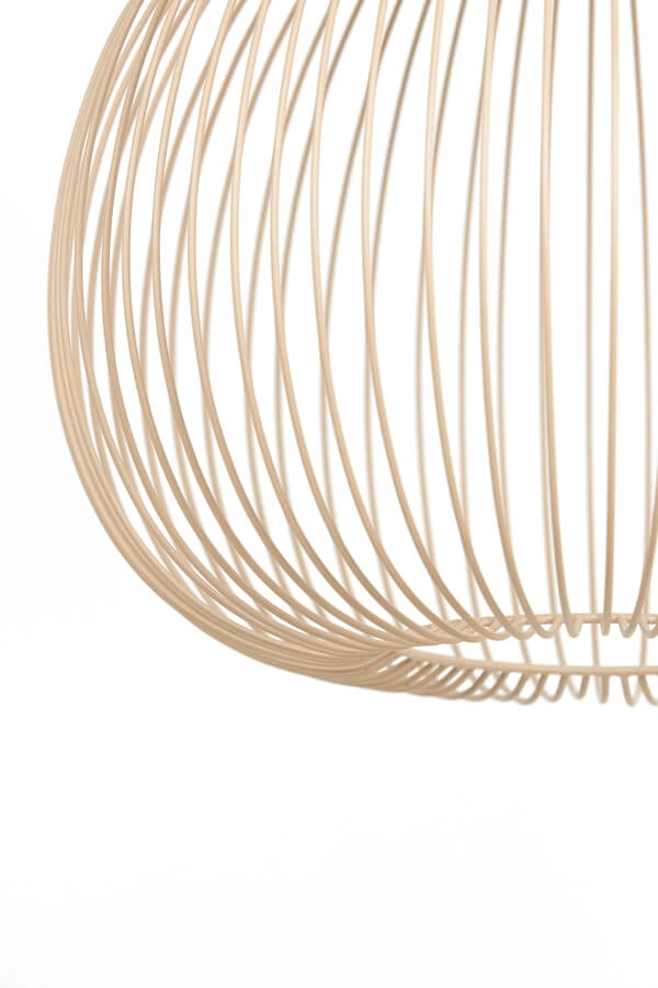 Cream pendant lamp Rilana Ø 45cm Light & Living 8717807649784
