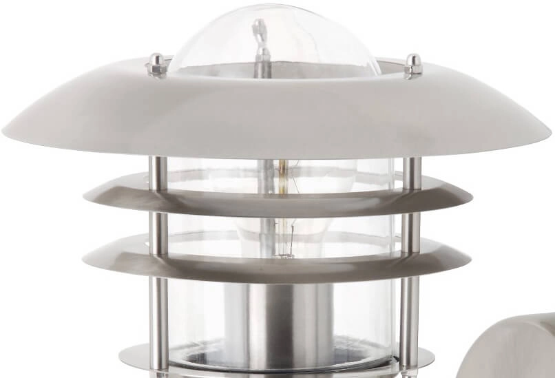 Stainless steel wall lamp Terrence Brilliant 4004353078460