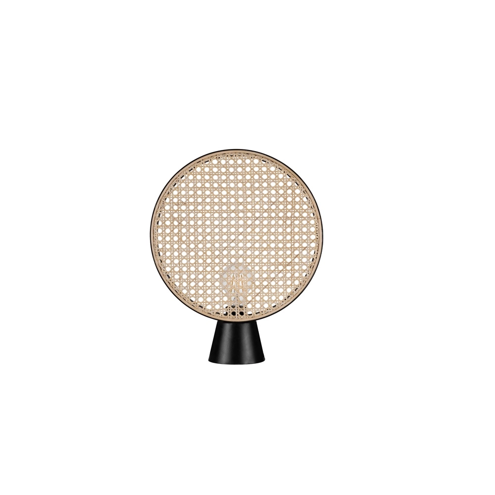 Table lamp Tiera Rattan with black Lyora 5212017477545