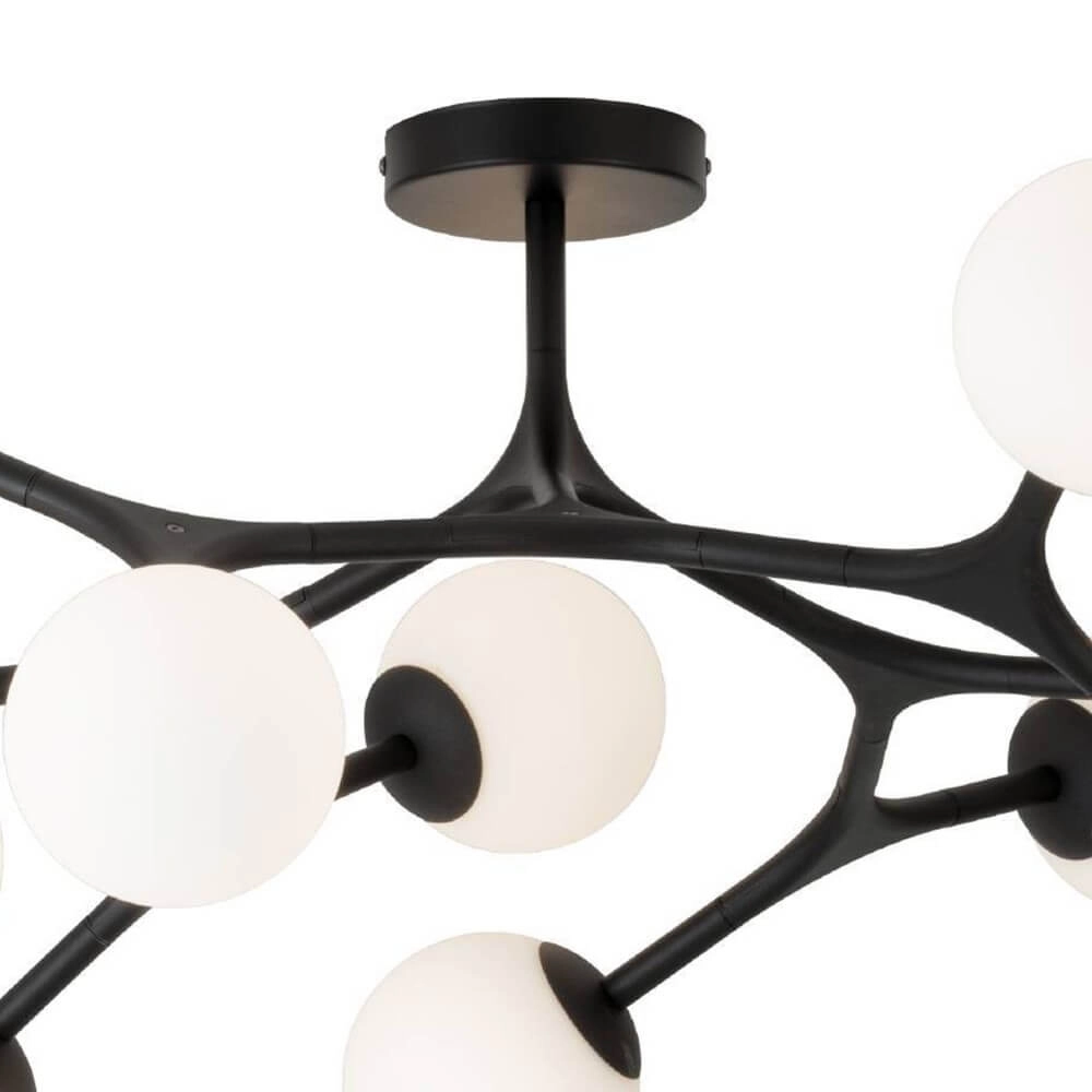 Designer ceiling lamp Maragall 12-light black Stars of Light 9002759395292