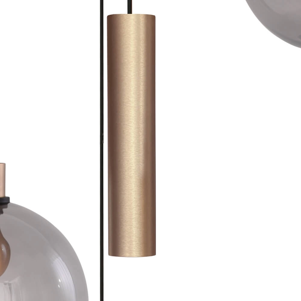 Vide hanging lamp Lazise 3x Ø 25cm and 2x GU10 gold Masterlight 8718121303093