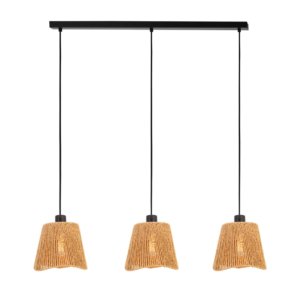 Rope Pendant Light Lavister 3-lights - Ø 21cm