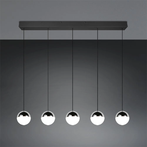 5-light pendant lamp Senta chrome Trio 4017807685855