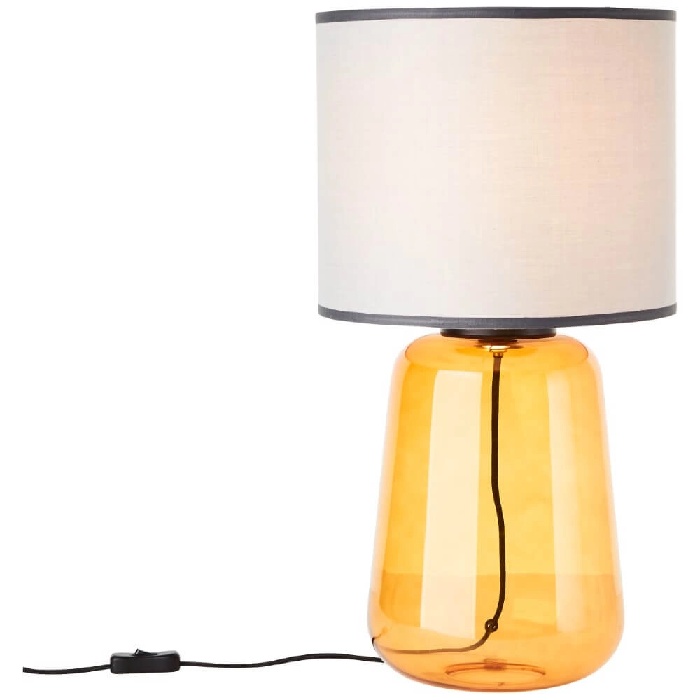 Table lamp Hydra yellow with gray Brilliant 4004353413124