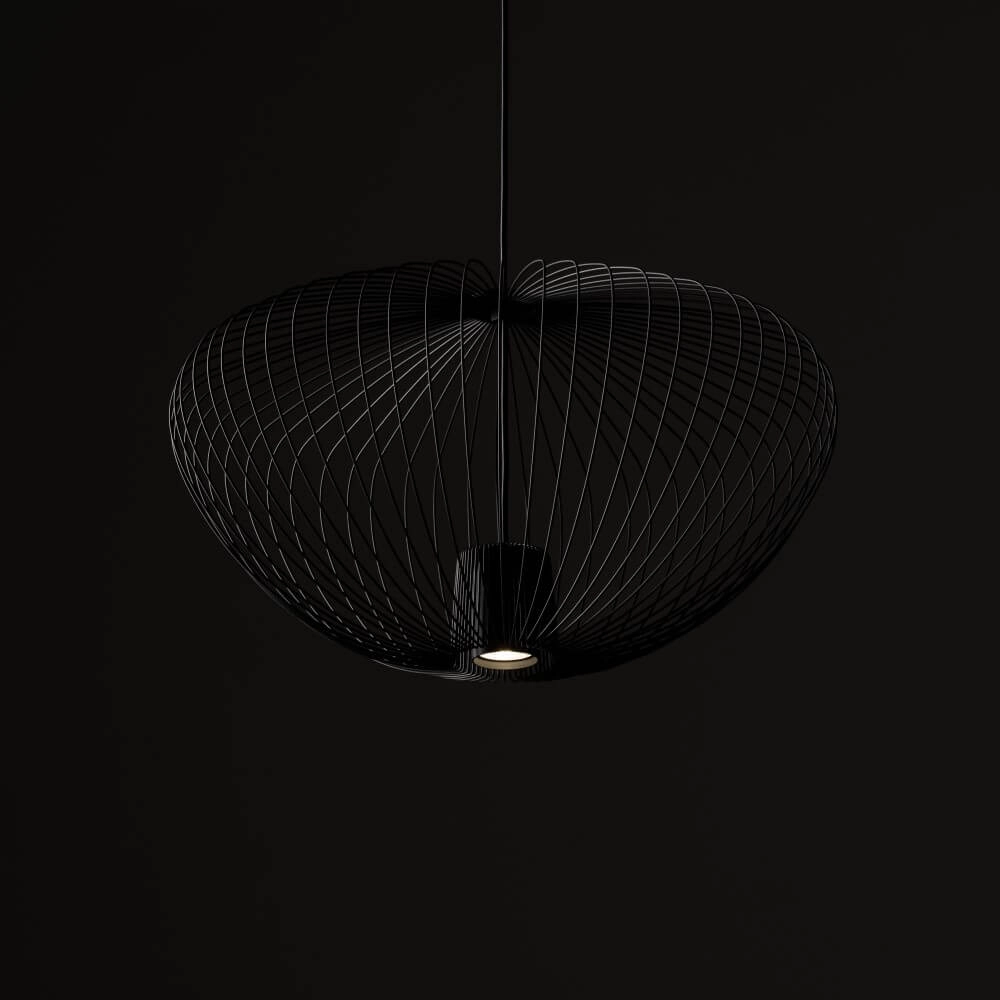 Rattan pendant lamp Pumpkin M Ø 54.5cm Lyora 5903139112451