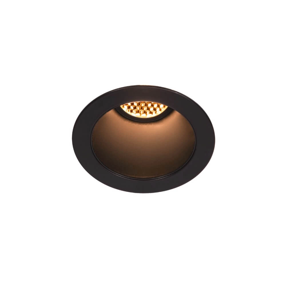 LED recessed spotlight Horn black - deepened - 3000K SLV 4024163228176