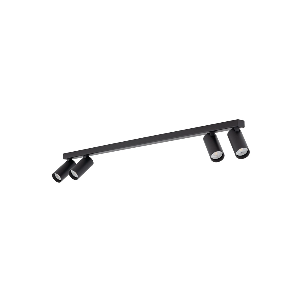 Surface-mounted spot 4x GU10 Fourty Black Lyora 5903139107396