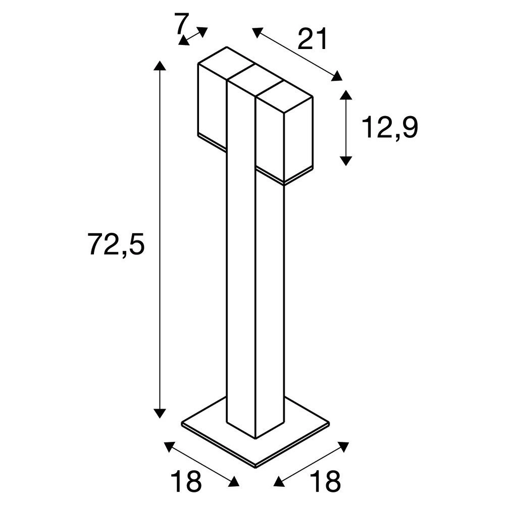 Dual Path Lighting Theo Pathlight SLV 4024163230674