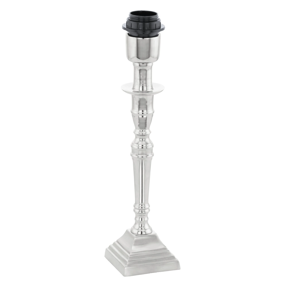 Classic table lamp Bedworth Square Nickel