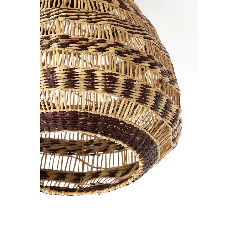 Rattan pendant lamp Soluna Ø 56cm - dark brown natural Light & Living 8717807836788