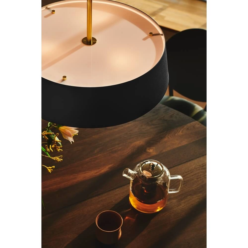 Sleek pendant lamp Clasi black Ø 45cm Nordlux 5704924015939