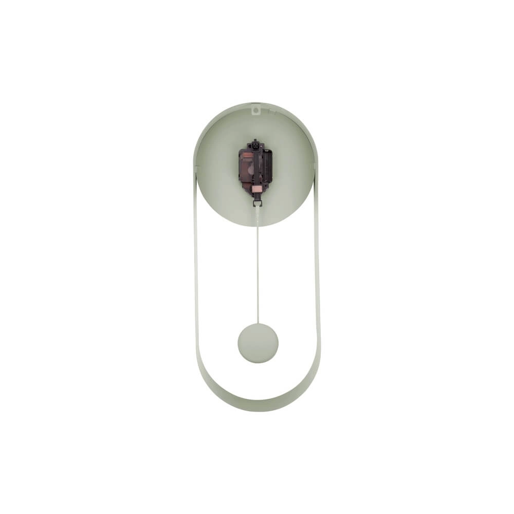 Wall Clock Pendulum Charm green - Ø 20 x 50cm Karlsson 8714302696664