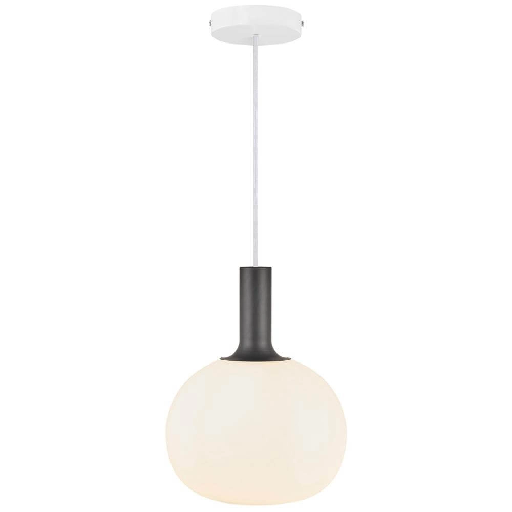 Glass pendant lamp Alton ball Ø 25cm white Nordlux 5701581413887