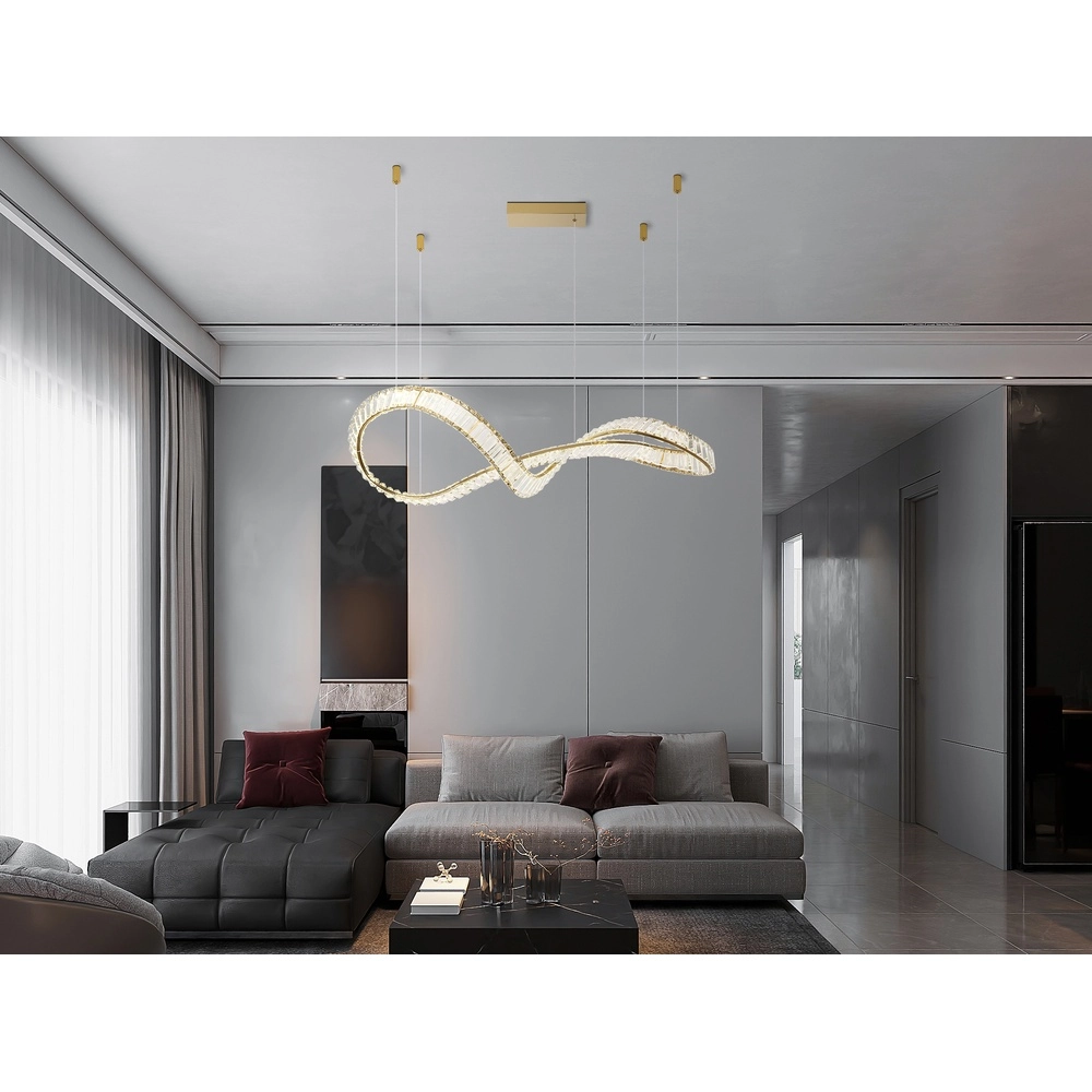 Design pendant lamp Neil Unique gold Globo 9007371510412