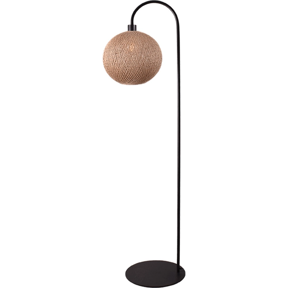 Floor lamp Corda black 186 x 40cm