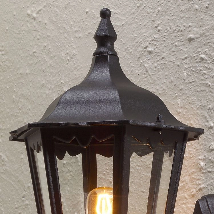 Classic wall lamp Firenze Up black KonstSmide 7318307213751