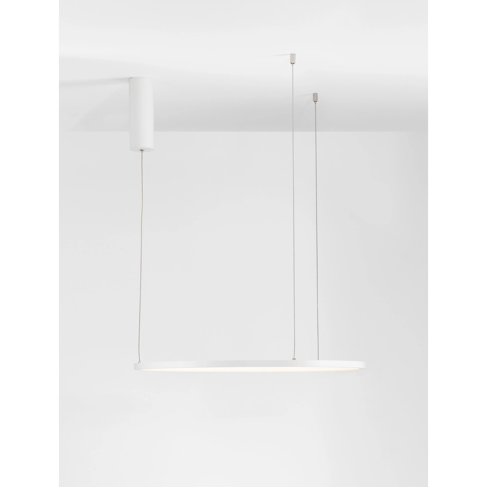 Round pendant lamp Tarquin white Ø 60cm Lyora 5212017438256