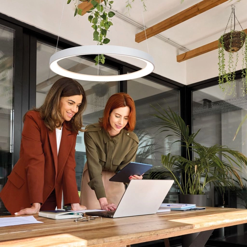 Pendant lamp Ringlede white Steinhauer 8712746184976