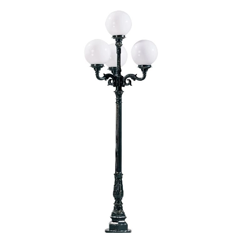 Pathway globe light Lyon 30 nostalgia - black