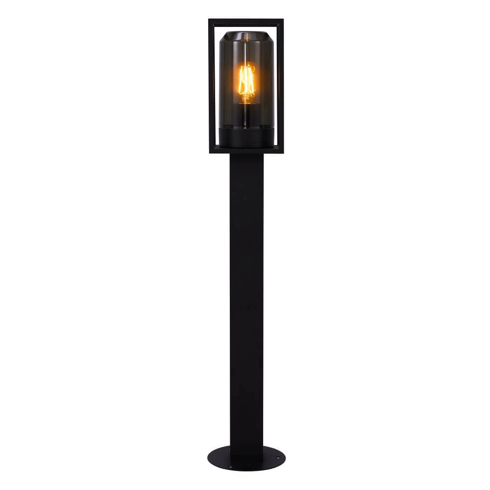 Black lantern Griffin with smoke window Nordlux 5704924010828