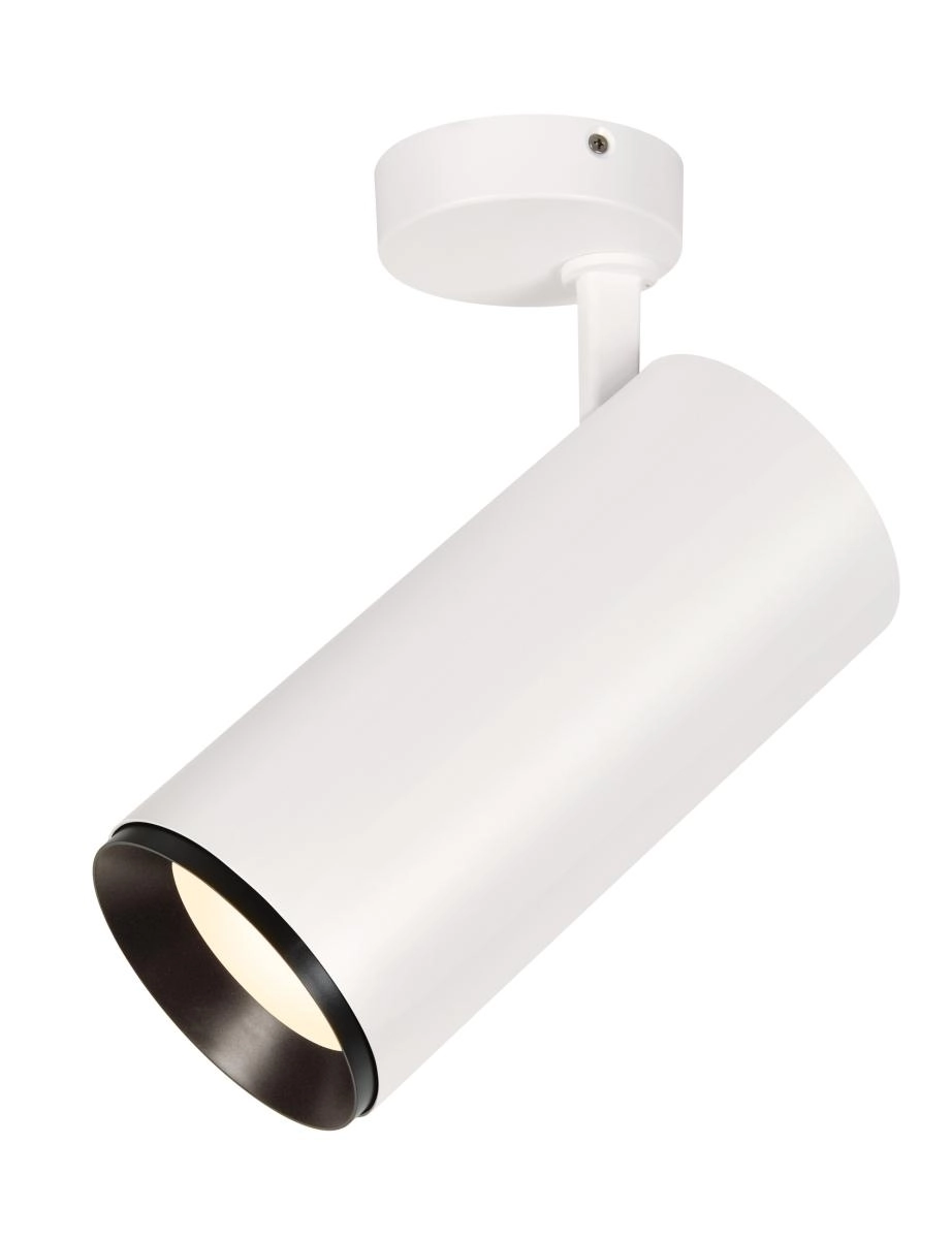 Surface-mounted spot Numinos XL Dali white/black 4000K - 24deg