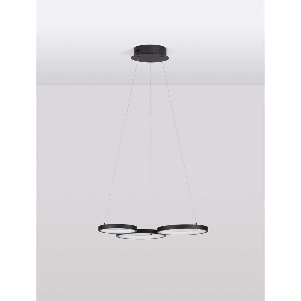 Modern pendant lamp Magnus black 55cm Lyora 5212017433169