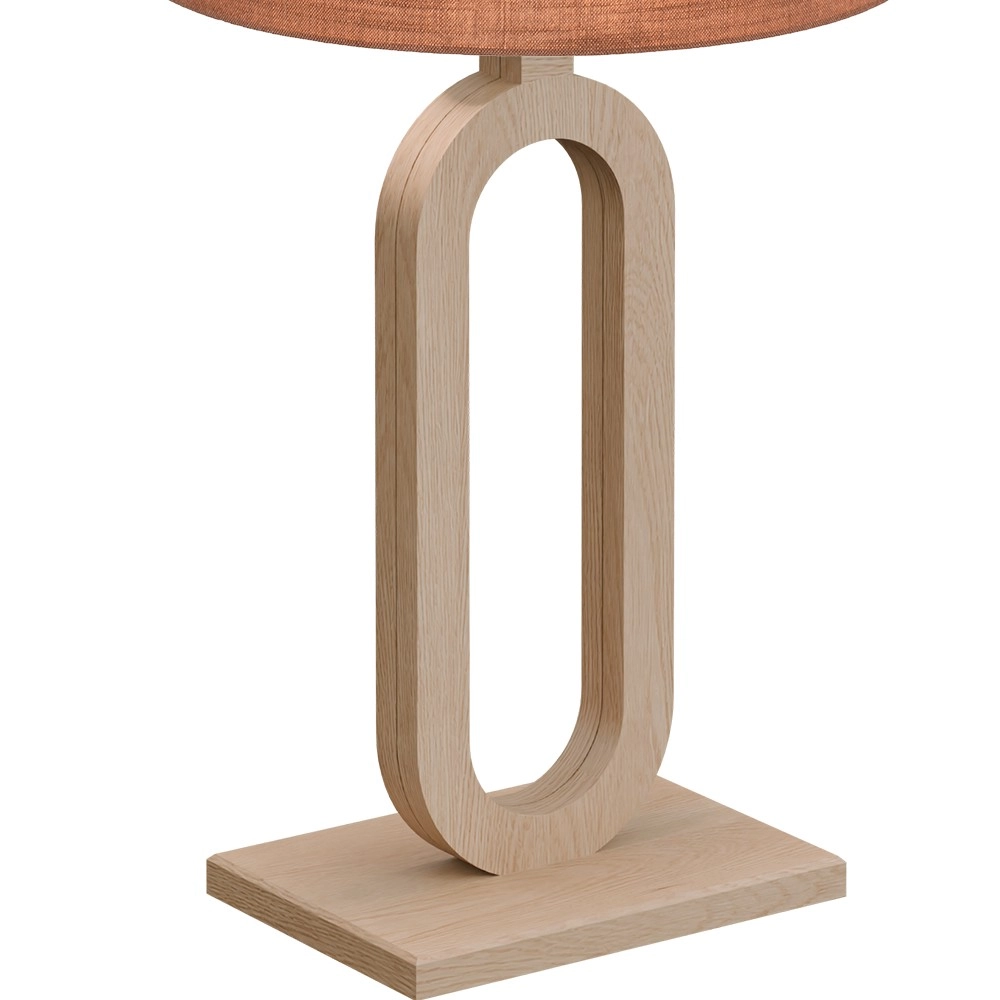 Table lamp Sino Loop 54cm light wood Masterlight