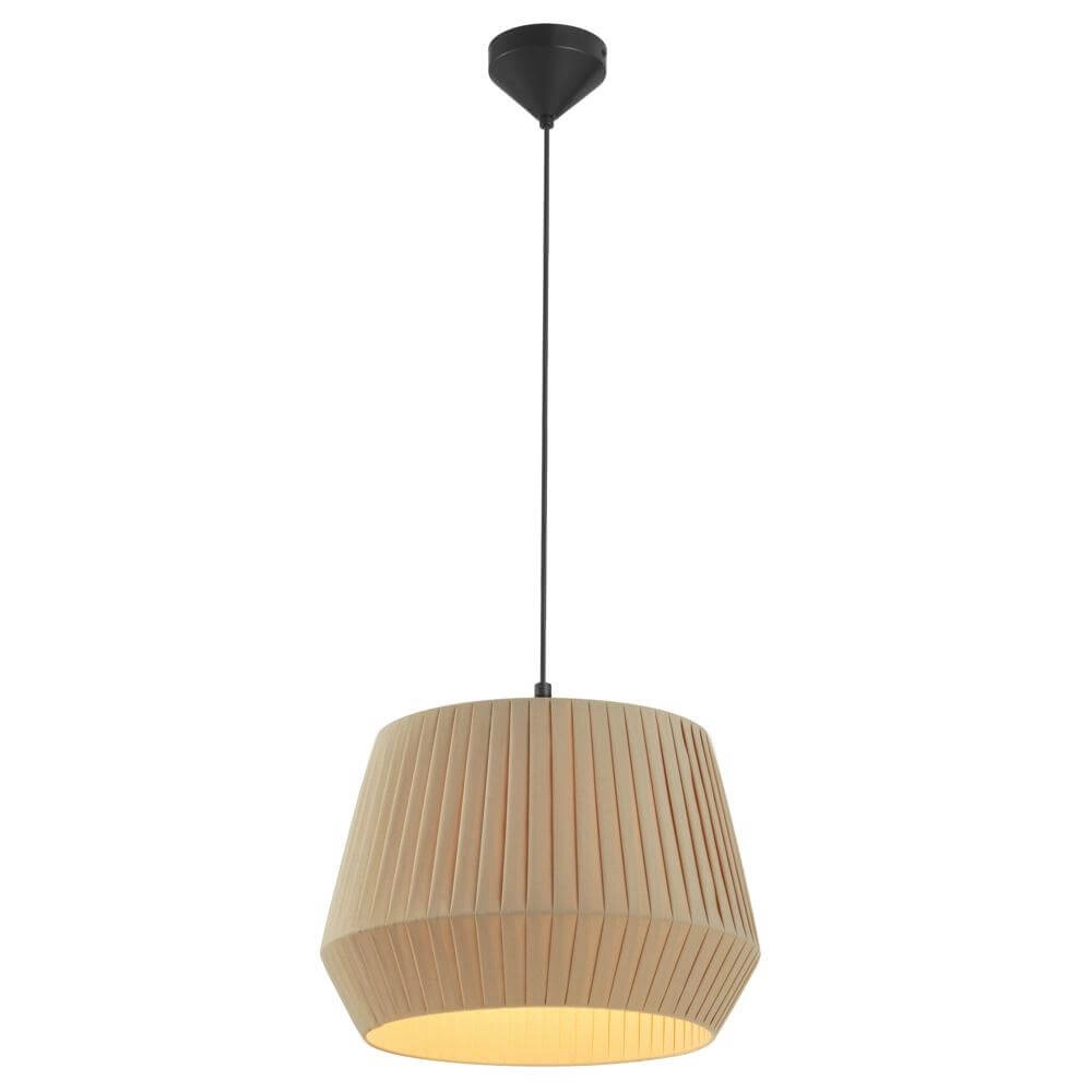 Unique pendant lamp Dicte sand brown Ø 40cm