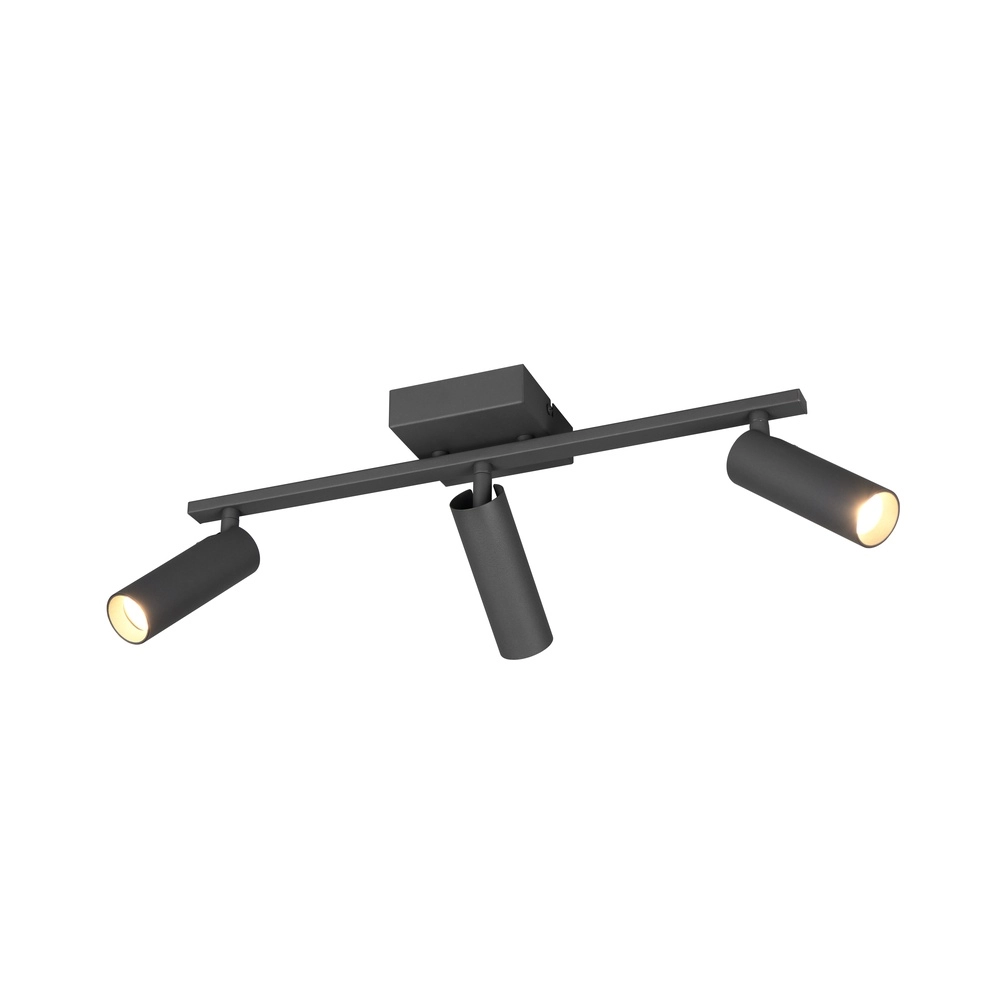 Surface-mounted spot Dara 3-light anthracite