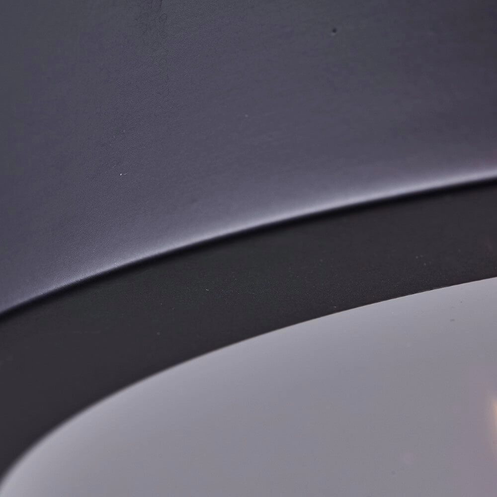 Black ceiling lamp Sandros Ø 31cm with glass Brilliant 4004353409479