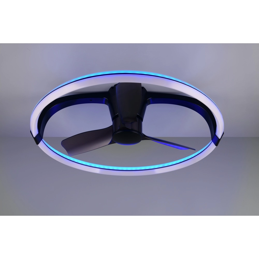 Smarthome fan Stockholm black Ø 73,5 Tuya Trio 4017807693133
