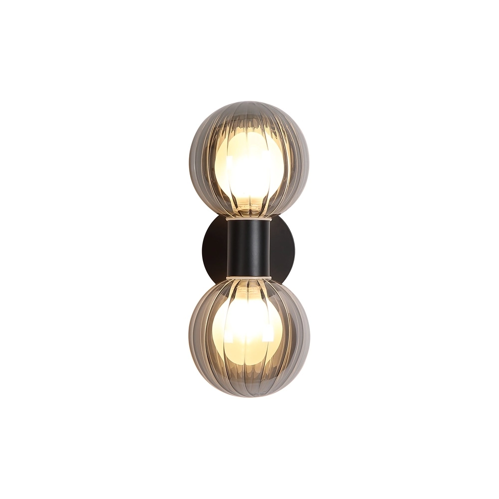 Wall lamp Luminsphere Black Double
