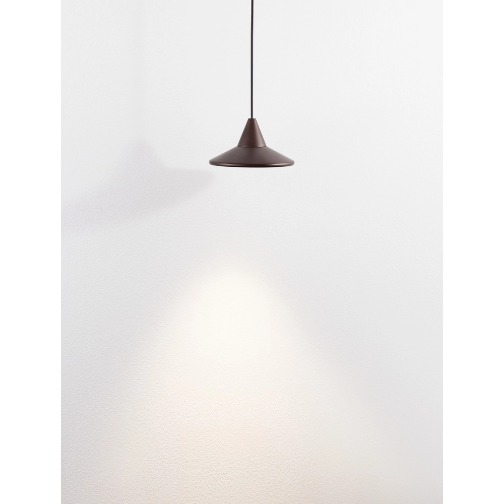 Pendant lamp Dro sleek design coffee brown Lyora 5212017445353