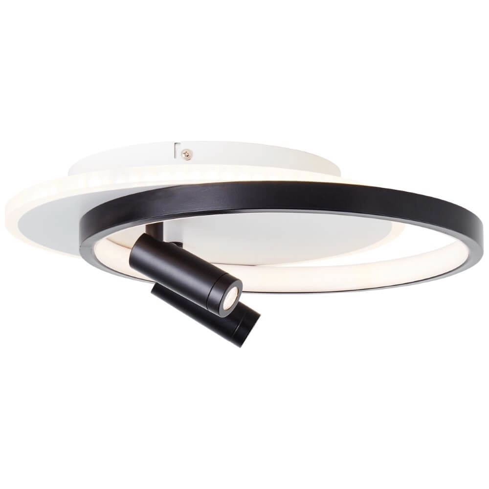 Led ceiling light Eunomia with 2 spotlights