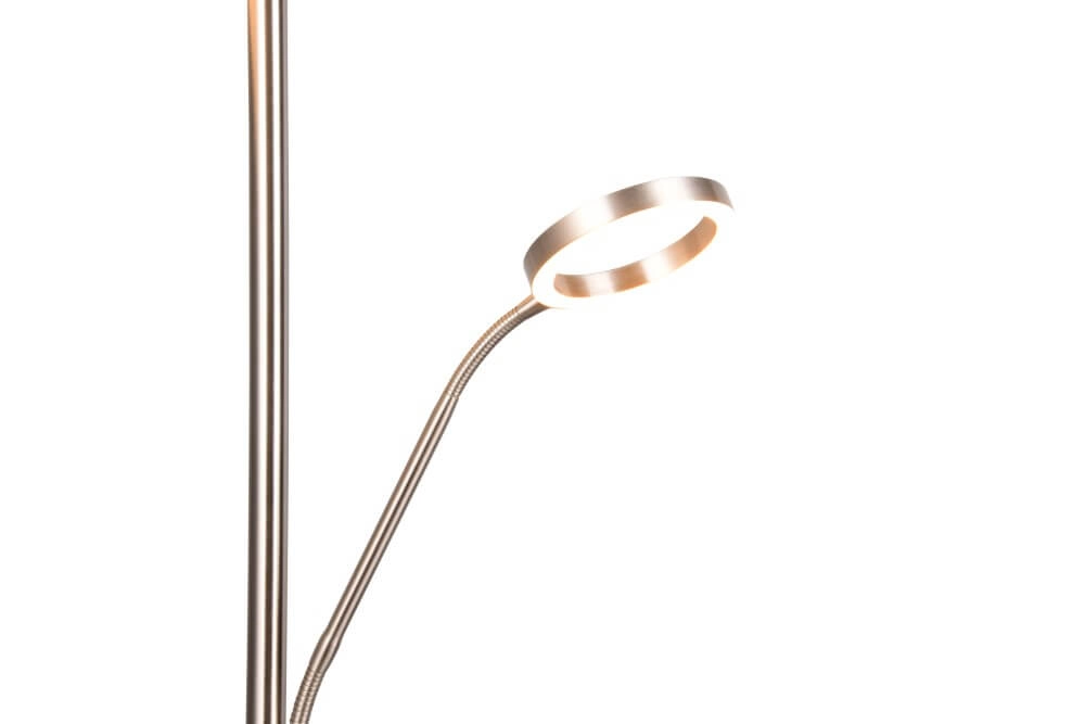 Design reading lamp Willis Stainless Steel - 180cm Trio 4017807618129