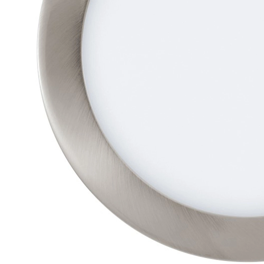 LED flush ceiling light Fueva-C 22.5cm nickel matt Eglo 9002759966768