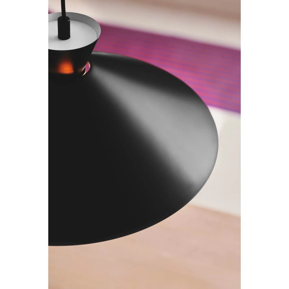 Sleek pendant lamp Dial black Ø 45cm Nordlux 5704924013737