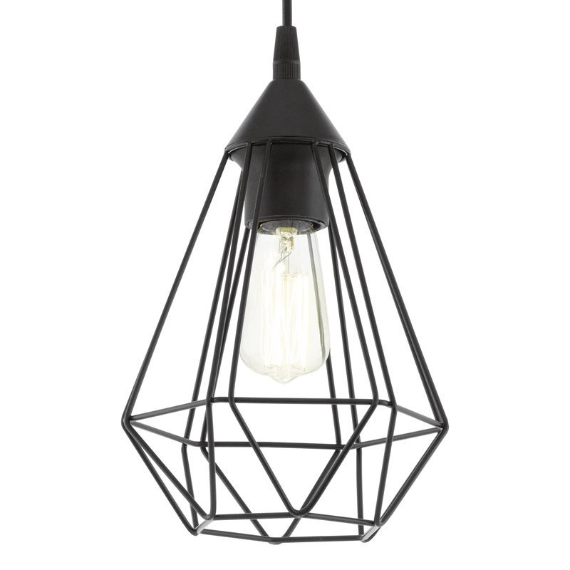 Pendant lamp Tarbes 17cm black