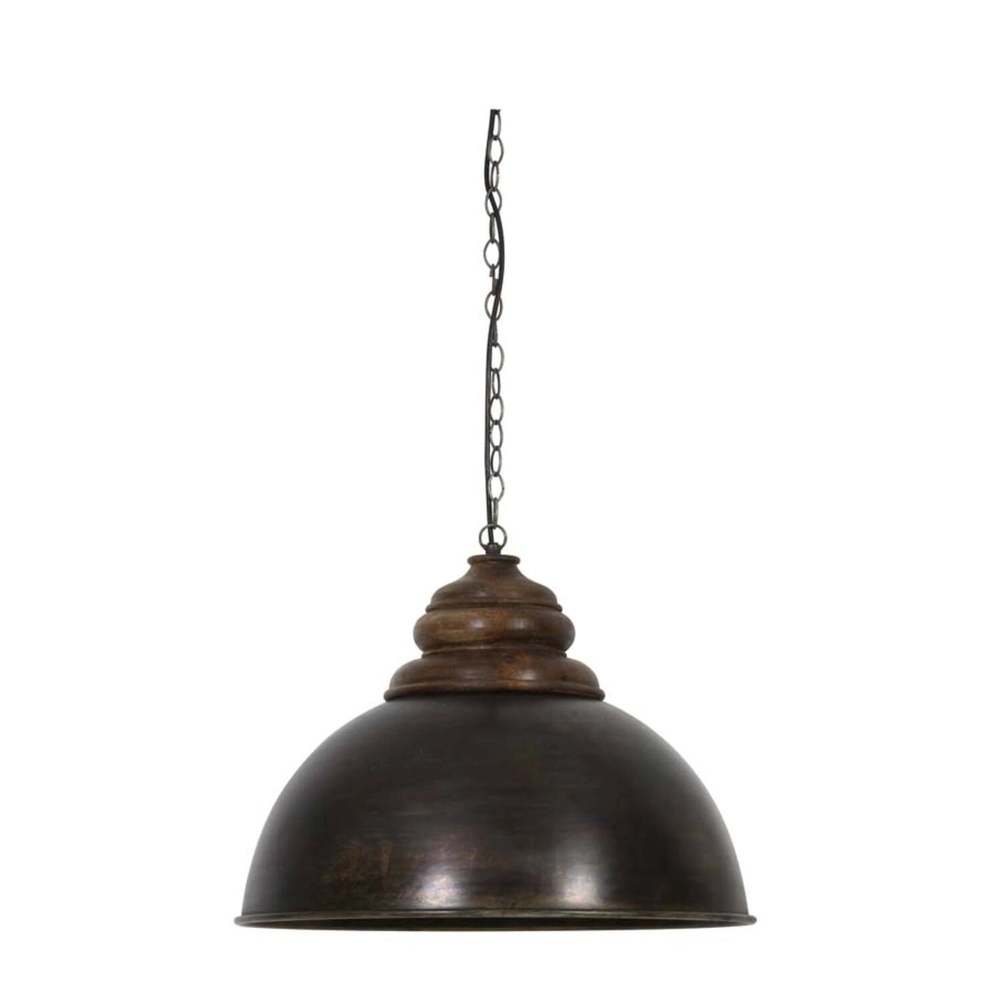 Country Pendant Lamp Leia Ø 52cm black