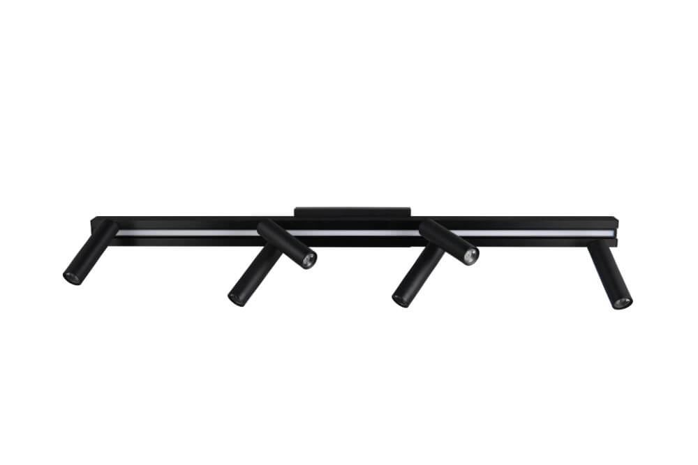 6-light LED spot Zeno black Trio 4017807627312