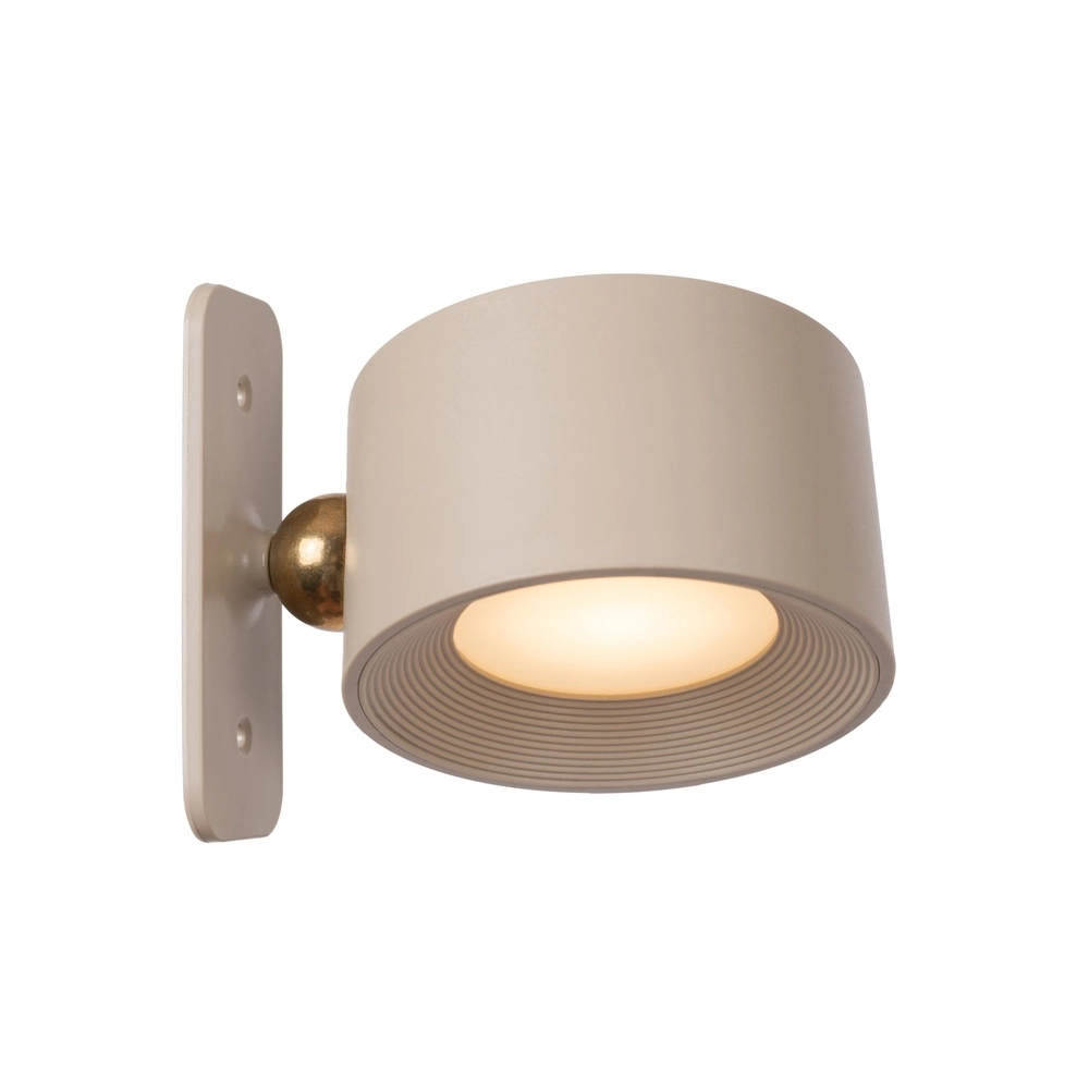 Rechargeable desk lamp Jolan taupe Lucide 5411212461100