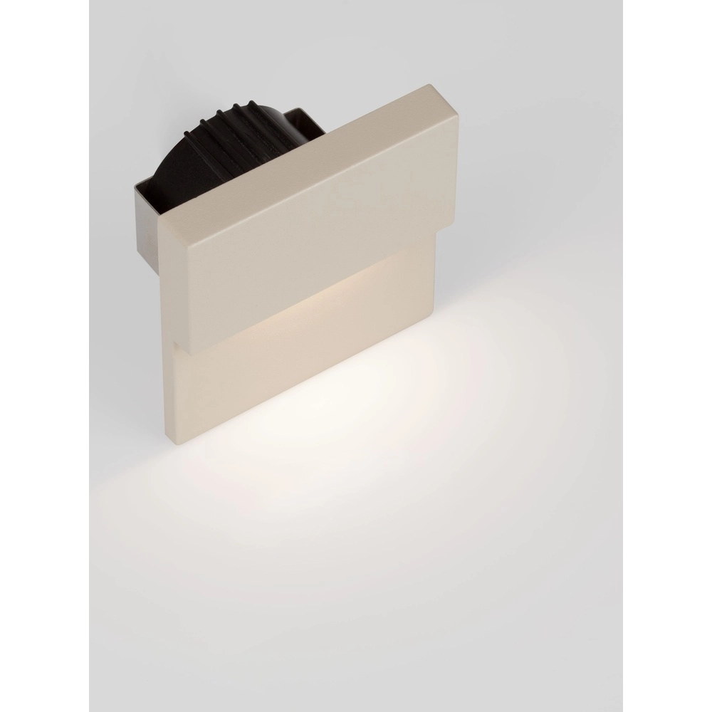 Recessed wall lamp Dan sand brown 3000K Lyora 5212017497512