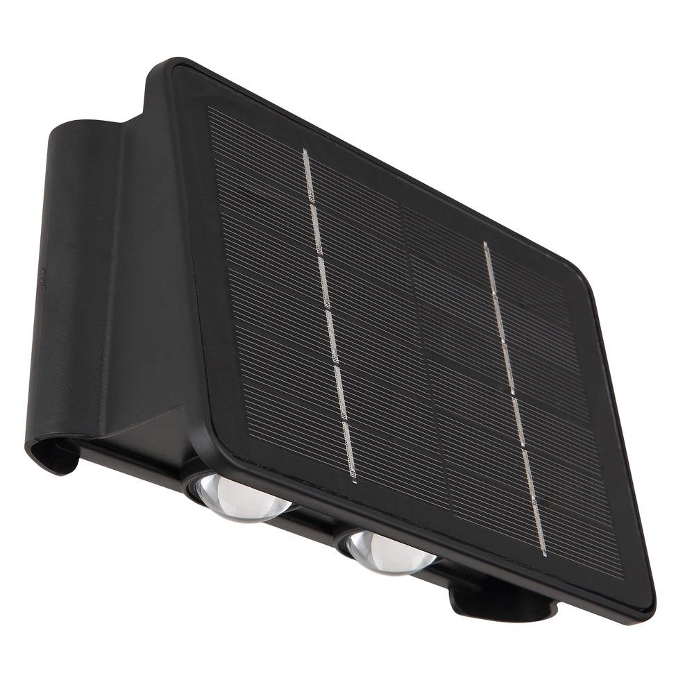 Solar wall lamp Lutron Black Globo 9007371451012