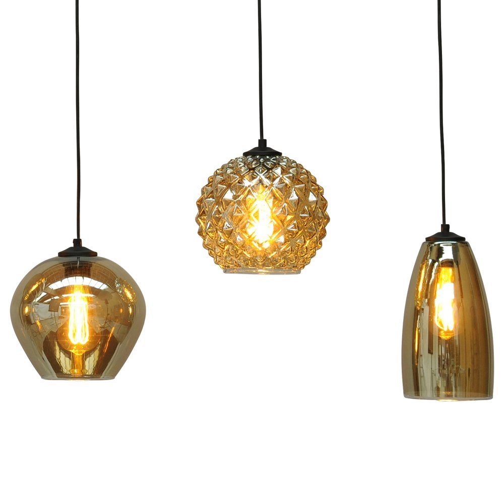 Glass pendant lamp Quinto 5 Masterlight 8718121216508