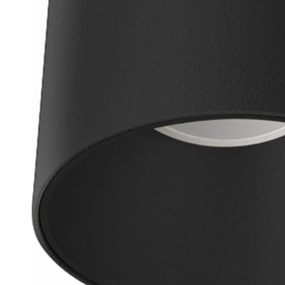 Black surface-mounted spotlight Eye 8.9cm Lyora 5903139893091