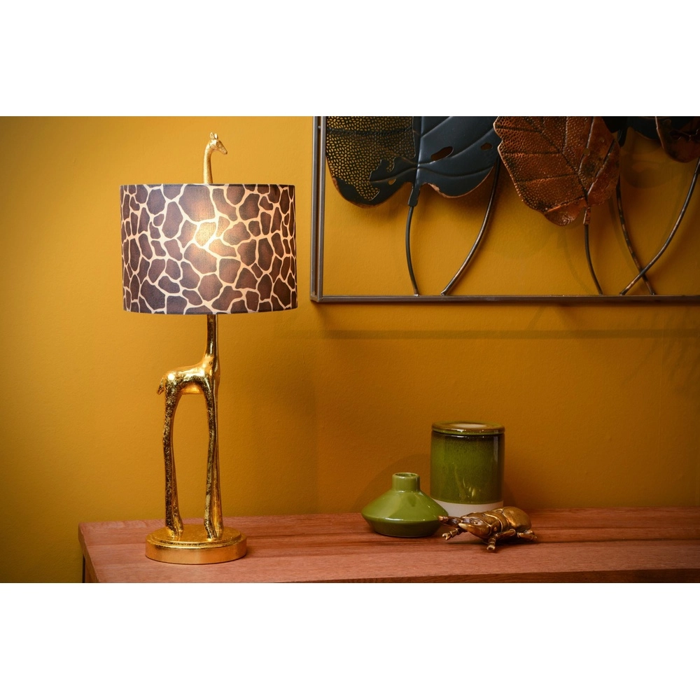 Table lamp Extravaganza Miss Tall giraffe gold with black Lucide 5411212105424