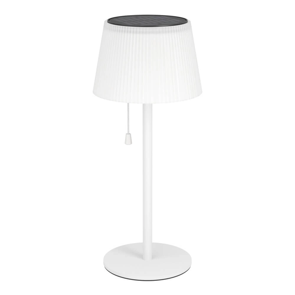 Table lamp Scordiano White with solar