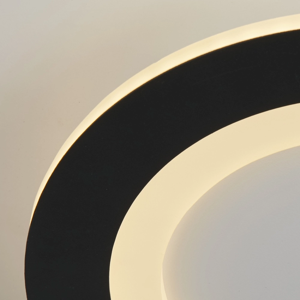 Ceiling light Ringo Ø 25cm black Searchlight 5053423303703