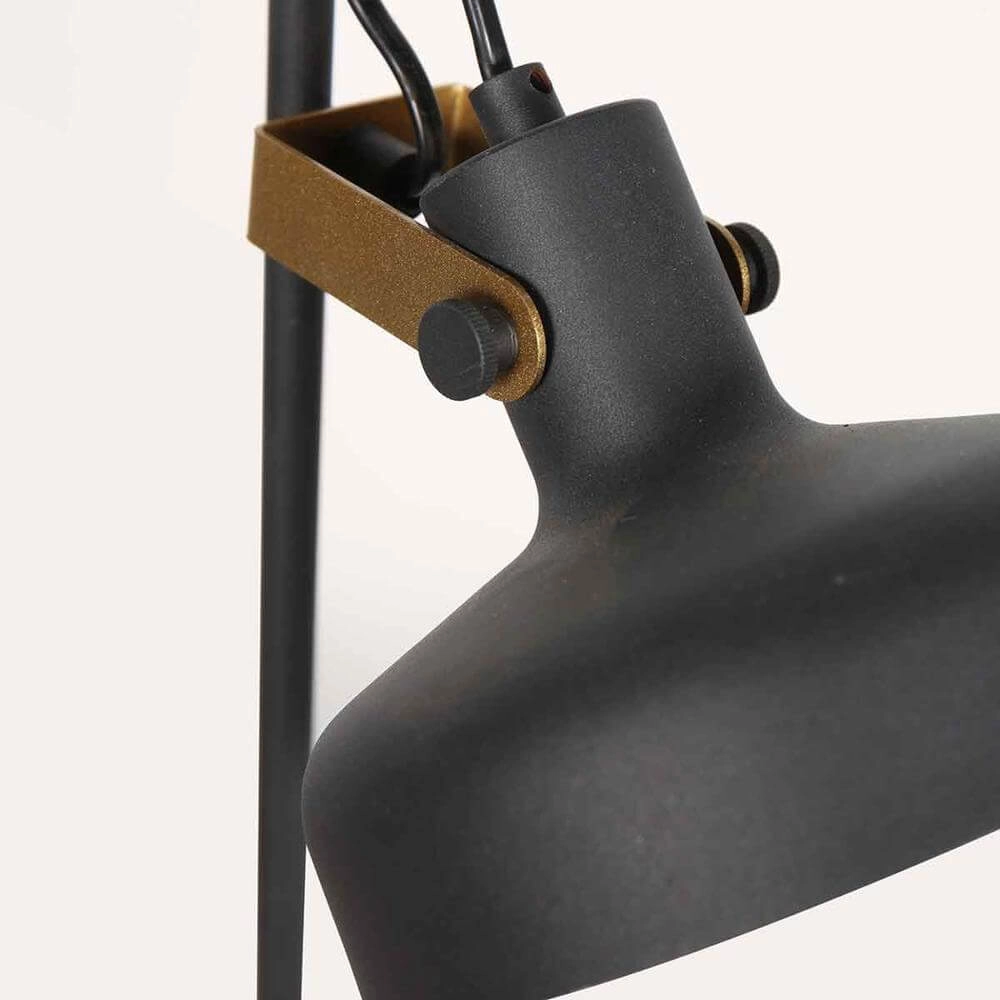 Floor lamp Prato black with gold Steinhauer 8712746176407